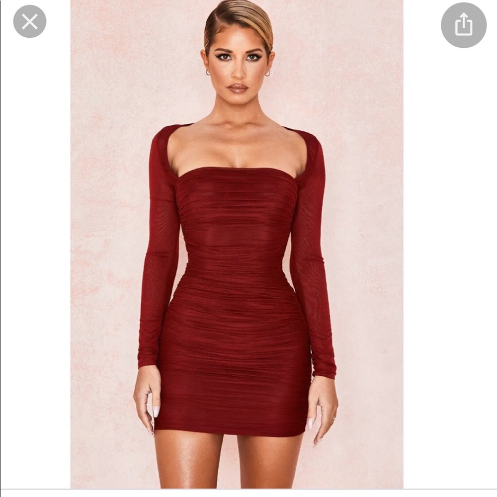 COPY - House of CB Valentina Red Dress XS